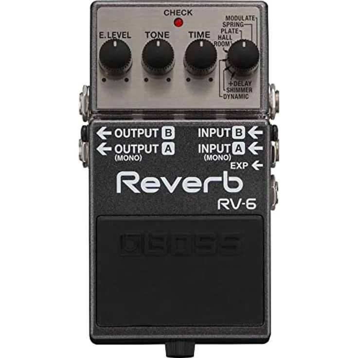 Boss RV-6, kompaktes Hallpedal mit 8 Sound-Modi und Expression-Pedal-Eingang – Bild 1