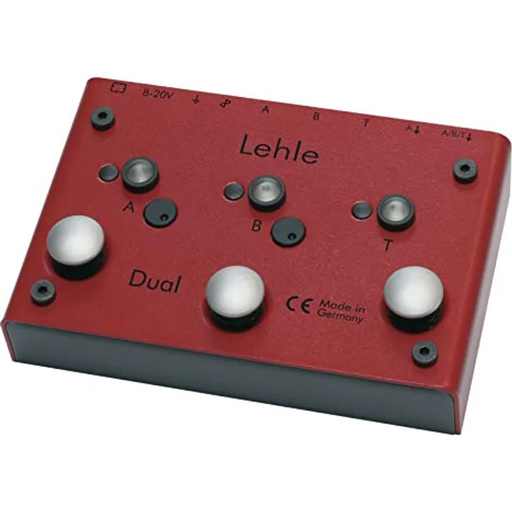 Lehle Dual SGoS, Switcher für zwei Amps mit Tuner, galvanisch isoliert, MIDI-fähig