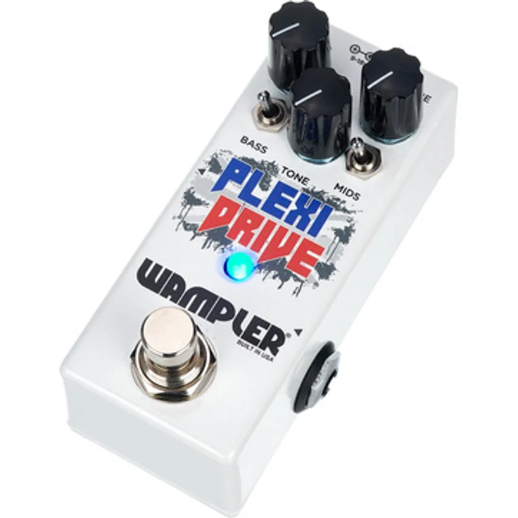 Wampler Plexi-Drive Mini, Overdrive-Pedal für E-Gitarre mit Mid-Boost und Bass-Boost-Schaltern, Made in USA – Bild 1