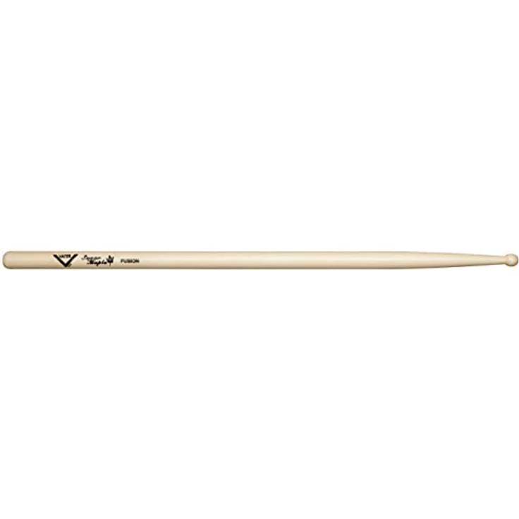Vater VSMFW Fusion Drum Stick, Sugar Maple Holz, 16 Zoll Länge, mit Holz Kopf und runder Spitze – Bild 2