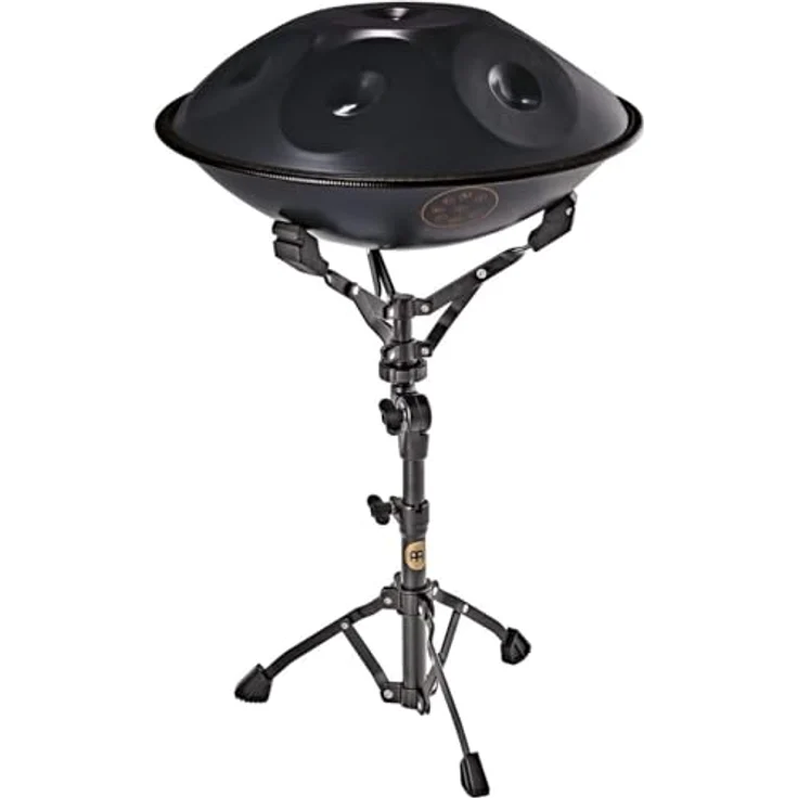Sonic Energy Handpan Ständer Klein, Höhenverstellbar von 55 bis 70 cm, pulverbeschichteter Stahl, schwarz – Bild 3