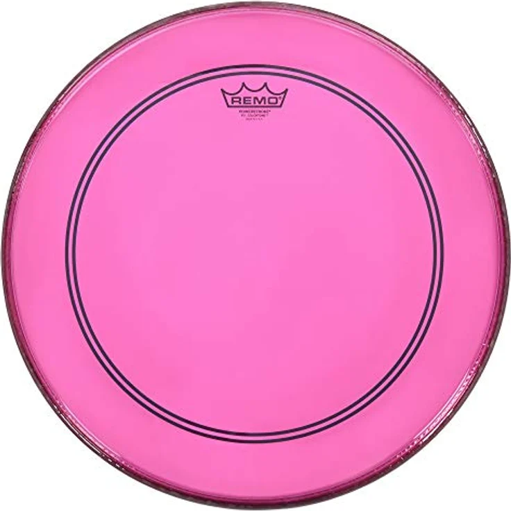 Remo 20" P3 Colortone Purple Bass Drum Schlagfell, einschichtig, 10 mil mit Dämpfungsring, inklusive Falam Slam – Bild 4