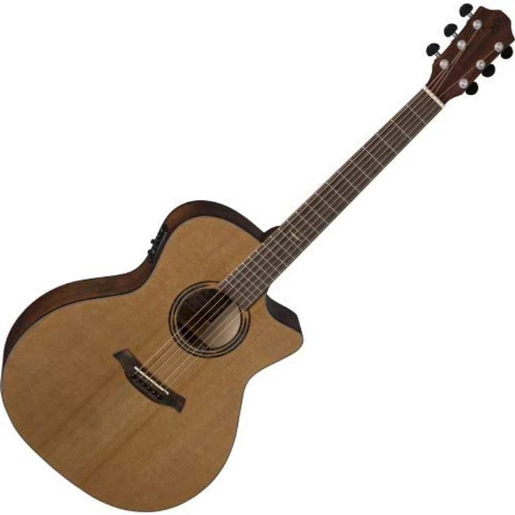Baton Rouge AR21C/ACE, Grand Auditorium Westerngitarre mit Cutaway, massive kanadische Zeder, gemasertes Ahorn, Natur/Archaic Dark Brown Finish, Pickup System BR-2.1P by Shadow – Bild 2