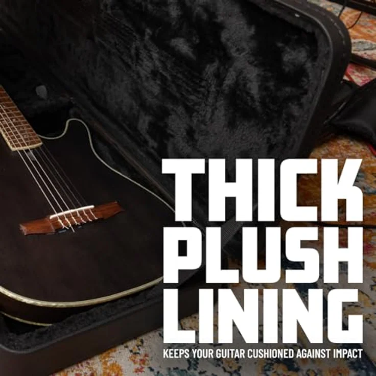 Gator Ibanez TOD/FRH Case, Gitarrenkoffer aus Sperrholz für Nylon String Gitarren, schwarz – Bild 5