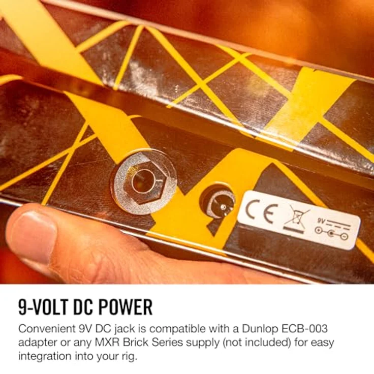 Dunlop EVH-95 Wah Wah, Effekt Pedal mit Eddie Van Halens Custom Striped Design, True Bypass, Made in USA – Bild 6