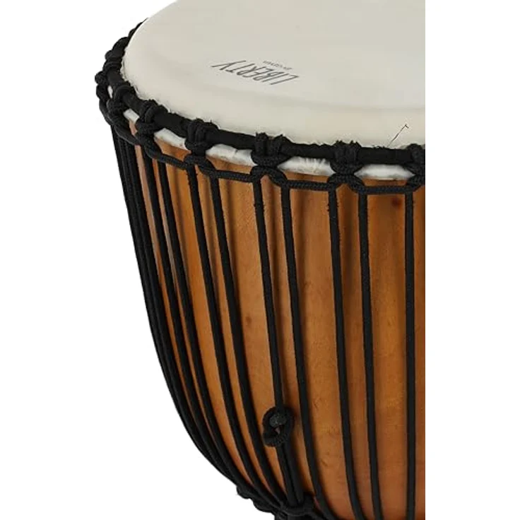 GEWA Liberty Djembé Urban Series, Korpus aus Mahagoni, Durchmesser 13" (33 cm), Höhe 25" (63,5 cm), 24 Rope Runners, authentischer Klang mit Ziegenfell – Bild 4