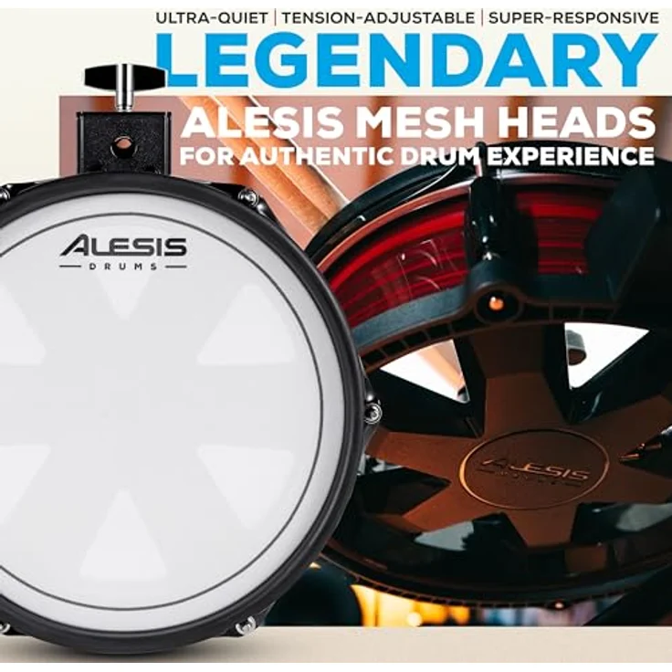 Alesis Nitro Pro XL, E-Drum Kit mit Mesh Heads, 10" Snare, 4x 8" Toms, Bluetooth Audio und 551 Sounds – Bild 9