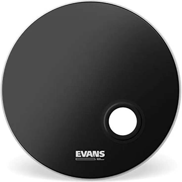 Evans BD24REMAD 24", schwarzes Bass Drum Resofell für optimale Klangqualität