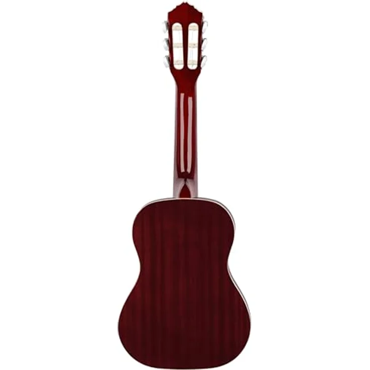 Ortega Guitars R121-1/4WR, 1/4 Konzertgitarre der Family Series aus Fichte und Mahagoni, inklusive Gig Bag, rot – Bild 4