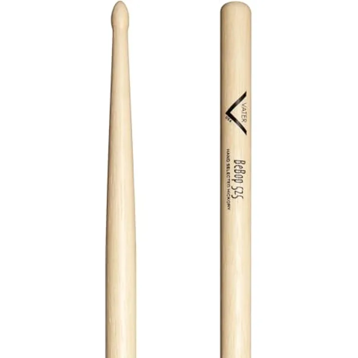 Vater BeBop 525 Hickory, Drumsticks aus Hickory mit 40,64 cm Länge und 13,3 mm Durchmesser