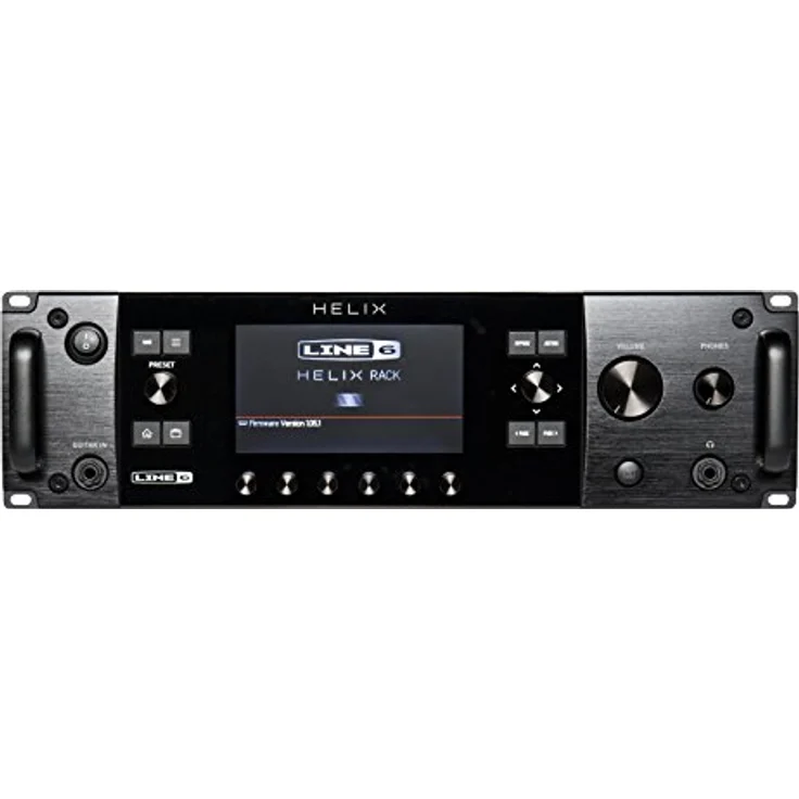 Line6 Helix Rack Guitar Processor, Dual DSP-Effekter mit 45 Amps, 30 Boxen, 70 Effekten, 3HE Rack, Schwarz – Bild 1