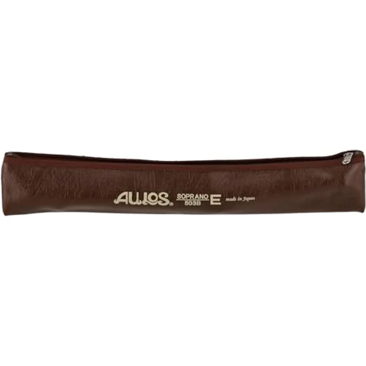 Aulos 503B Symphony Sopranblockflöte, Barocke Griffweise, Dunkelbraun, mit Tasche und abnehmbarer Daumenstütze – Bild 7
