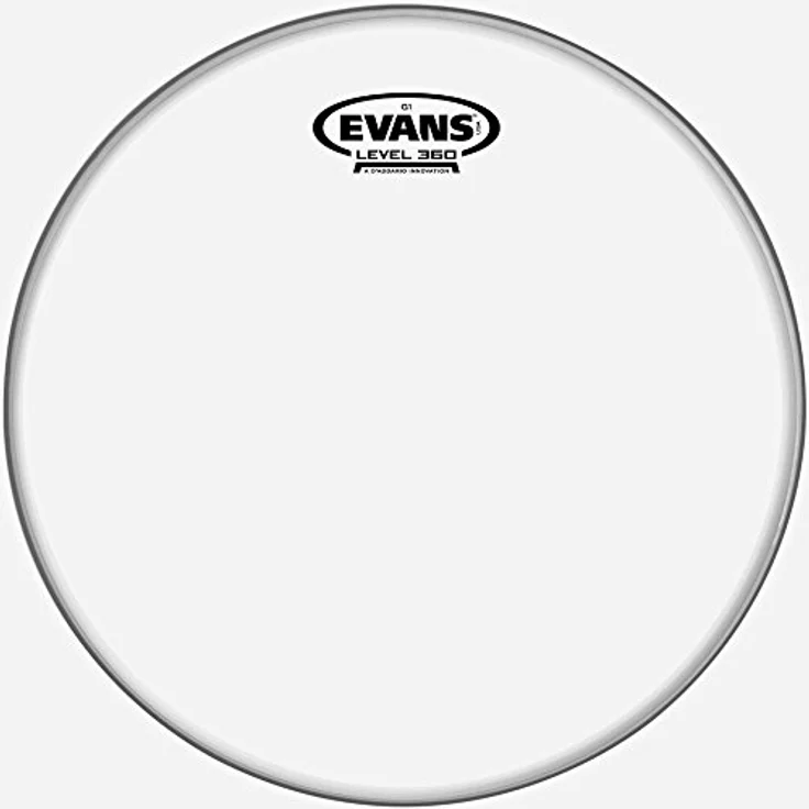 Evans 15" G1 Clear Tom, durchsichtiges einlagiges Schlagzeugfell mit offenem Sound und schneller Ansprache – Bild 1