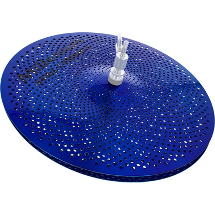 Millenium 14" Still Series Hi-Hat, leises Schlagzeugbecken in Blau, ideal für Übungsräume und unplugged Gigs