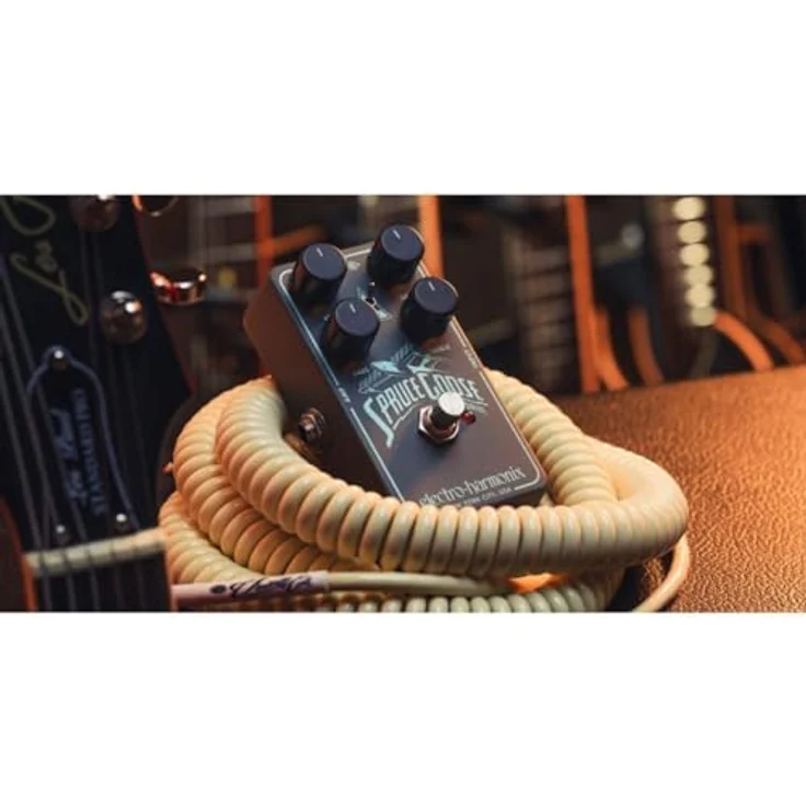 Electro Harmonix Spruce Goose Overdrive, Effektpedal für E-Gitarre mit weicher Übersteuerung, 3 Gain-Einstellungen und erweiterter EQ – Bild 2