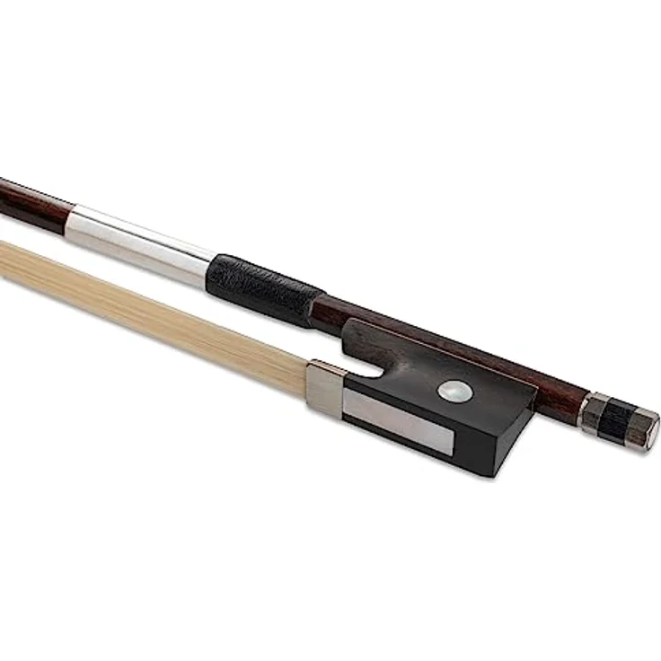 Gewa Pure Violin Bow 4/4, Geigenbogen für Schüler mit runder Massaranduba-Stange, Naturhaar und Ebenholzfrosch – Bild 2