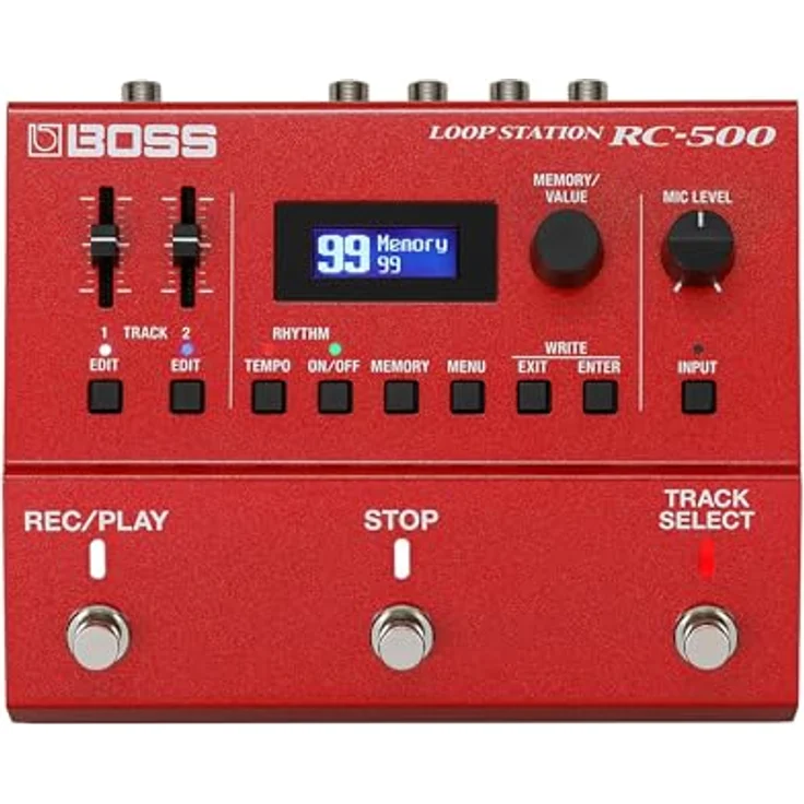 BOSS RC-500 Loop Station, 2-Spur-Looper mit integriertem Mixer, 16 Drumkits und 13 Stunden Aufnahmezeit – Bild 1