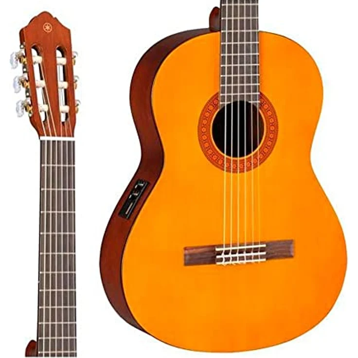 Yamaha CX40 II Konzertgitarre, Fichtendecke, Meranti Korpus, Nato Hals, Palisander Griffbrett, eingebauter Tonabnehmer, natur hochglanz – Bild 2