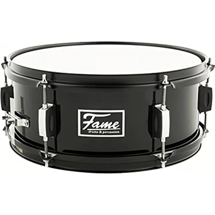 Fame First Step Snare Drum, 13"x5,5", Mischholz Kessel mit Aluminium Hardware, Piano Black Finishing, ideal für Anfänger und Musikschulen – Bild 1