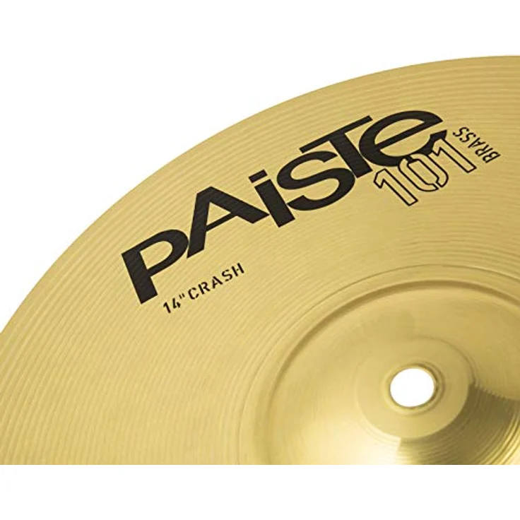 Paiste 101 Brass Crash 14", hochwertiges Schlagzeugbecken mit ausgewogener Klangqualität – Bild 3