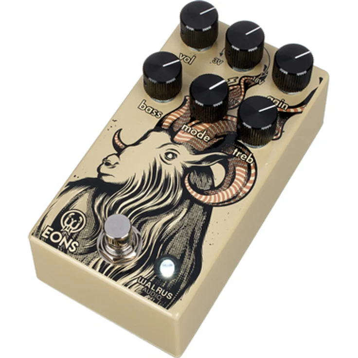 Walrus Audio Eons Fuzz, Effektpedal mit 5 wählbaren Modi, Voltage-Control und Klangregelung