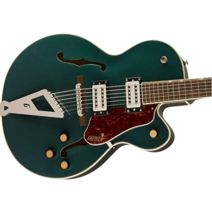 Gretsch G2420 CG Streamliner, E-Gitarre mit Hollowbody, Cadillac Green, Broad'Tron Tonabnehmer, Hochglanz Finish – Bild 4