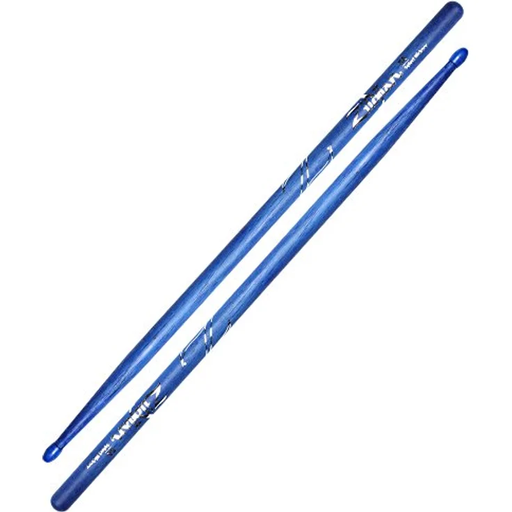 Zildjian 5A Hickory Drumsticks, Nylon Blue, flexible Gestaltung und robuste Verarbeitung – Bild 1