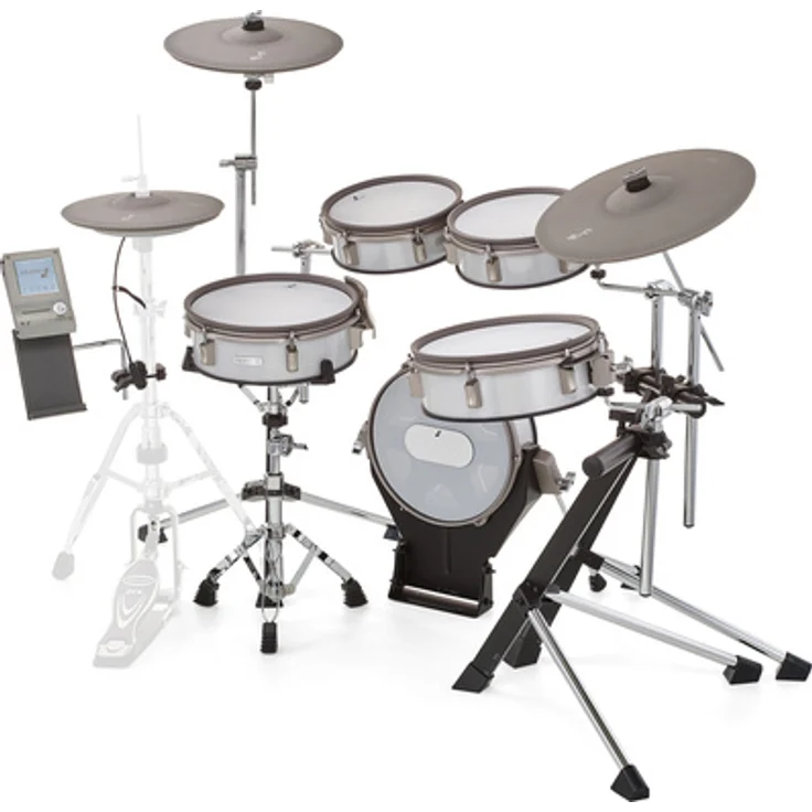 Efnote 3 Style-A E-Drum Set, E-Drum Modul mit 111 Multilayer Sounds, LCD Touch Screen, 34 User Kits und USB Audio Interface