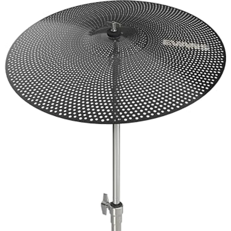 Evans dB One Cymbal Pack, Schlagzeugbecken-Set mit 14" Hi-Hat, 16" Crash, 18" Crash, 20" Ride, schwarz, reduzierte Lautstärke um 80% – Bild 7