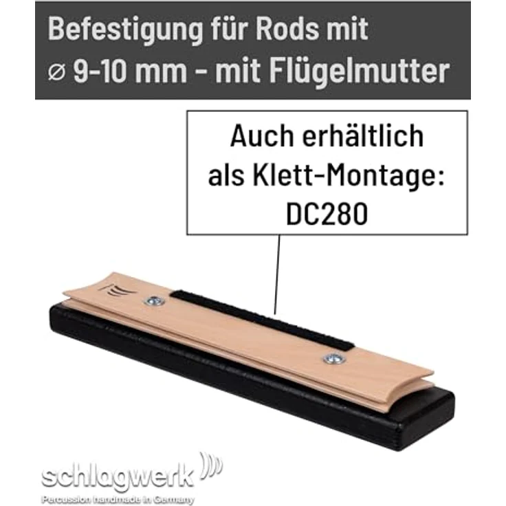 Schlagwerk DC280M DynaCrasher, montierbare Percussion mit Double Snare Konstruktion, durchsetzungsfähigem Crashsound und einstellbarem Sustain – Bild 2