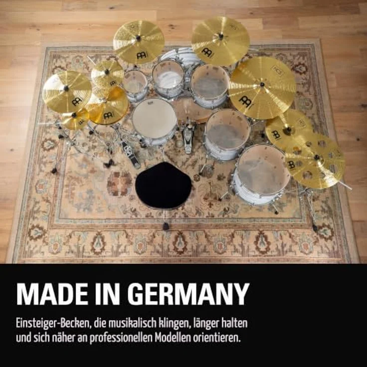 Meinl 18" HCS Crash / Ride, Schlagzeugbecken für Einsteiger, weiche Ansprache, mittlere Ausklingzeit – Bild 2