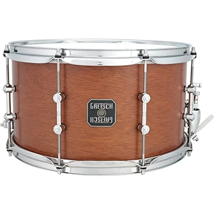 Gretsch Drums 14"x08" Swamp Dawg Snare, 6-lagiger Mahagoni Kessel, Natural Finish, Remo Emperor Schlagfell, 42-spiraliger Snare Teppich – Bild 1