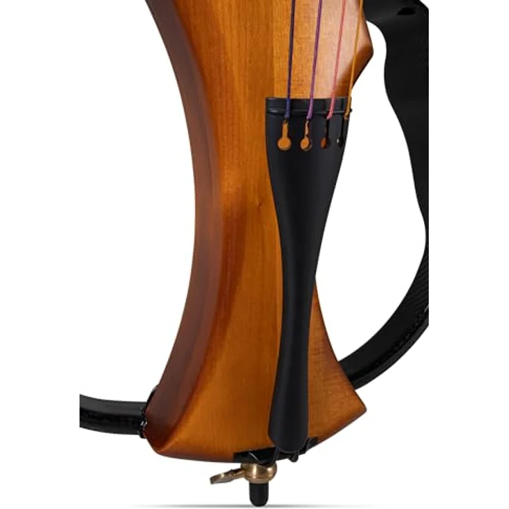 Gewa Novita 3.0 Electric Cello GB, E-Cello mit Spirituslackierung, Korpus aus Linde, Bodenplatte aus Ahorn, goldbraun – Bild 6