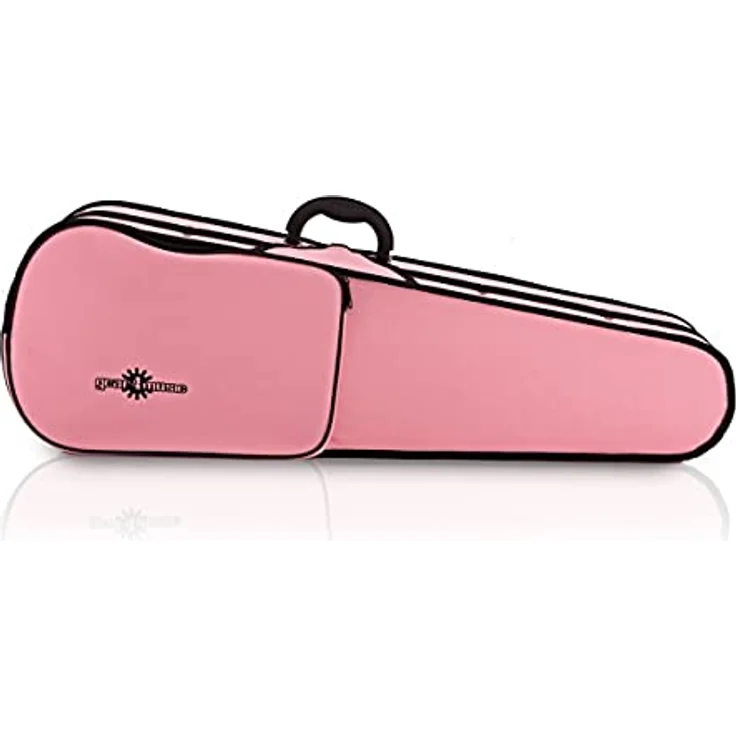 Gear4music Student 3/4 Größe Violine mit Kolophoniumbogen, rosa Etui und warmem Klang – Bild 5