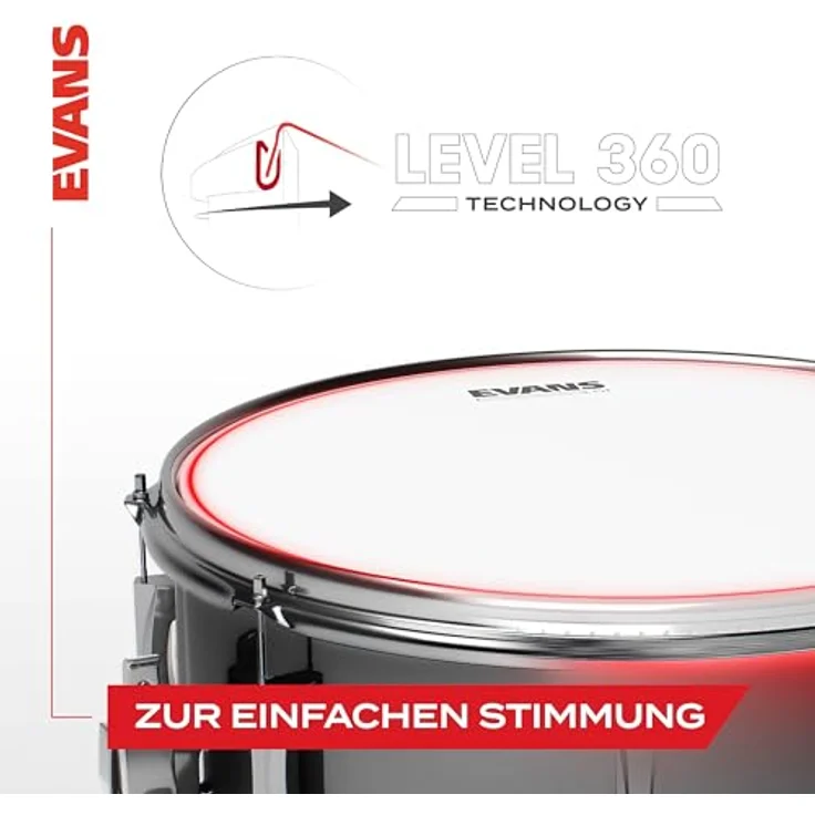 Evans G2 Clear 14", TT14G2, Tom Fell für Schlagzeug mit ausgewogener Klangqualität – Bild 5