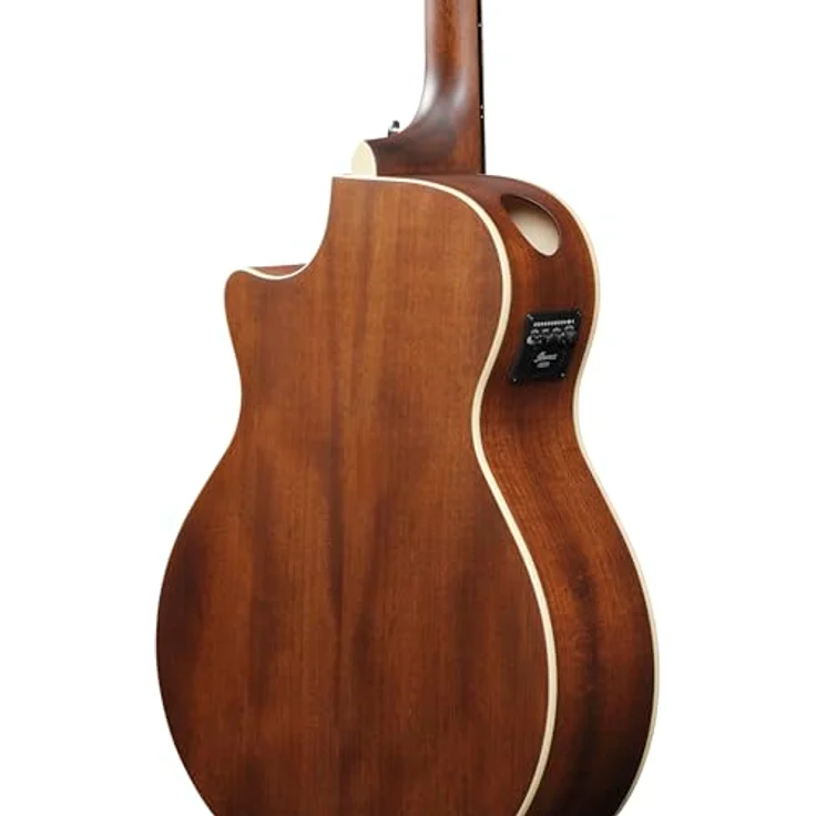 Ibanez AE100-DBF, Westerngitarre 6-saitig mit massiver Sitka-Fichtendecke, Dark Tide Blue Flat – Bild 3