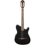 Ibanez Signature Tim Henson TOD10N, Konzertgitarre mit massivem Sitka Fichten-Top, Fishman Sonicore Tonabnehmer, Transparent Black Flat
