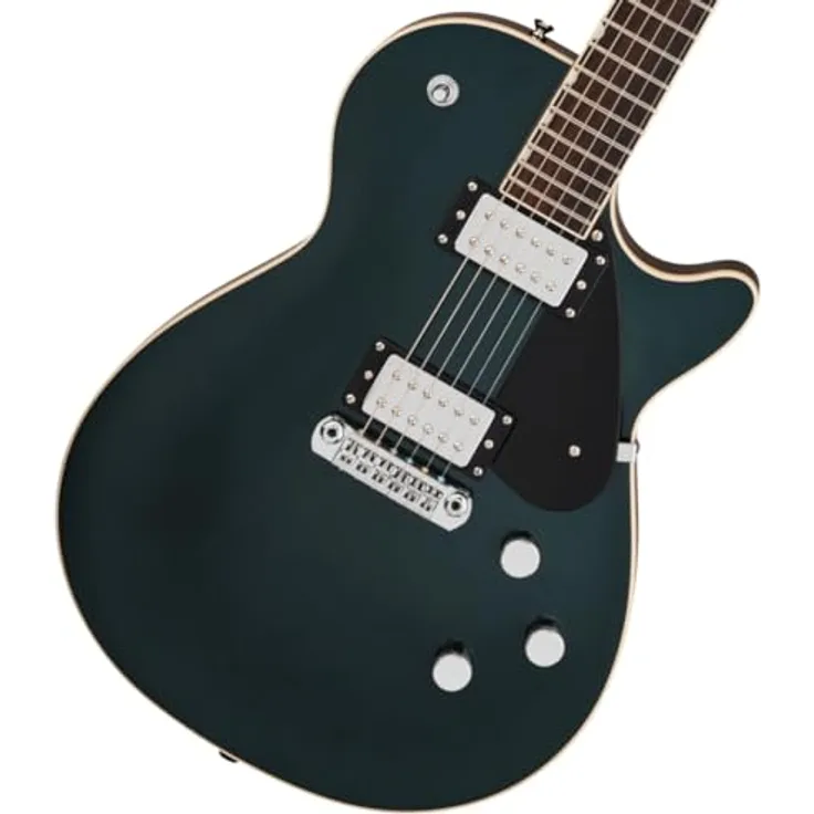 Gretsch Electromatic Jet CG, E-Gitarre in Cadillac Green mit Mahagoni Korpus, Ahorndecke und 2 PureVolt Twin Six Humbucker Pickups