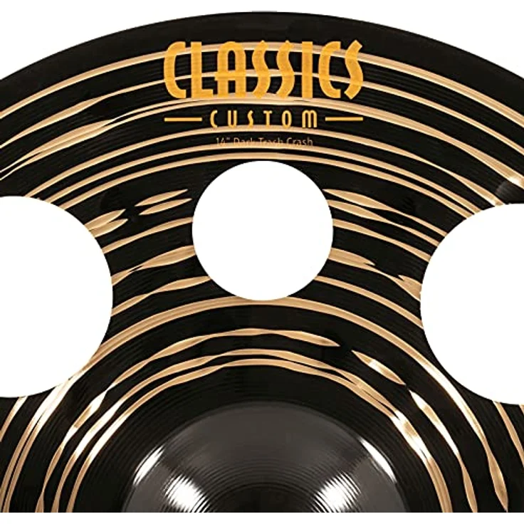 Meinl Cymbals Classics Custom Dark Trash Crash, 14 Zoll (35,56 cm) Becken aus B12 Bronze mit dunklem Finish und explosivem Klang – Bild 4