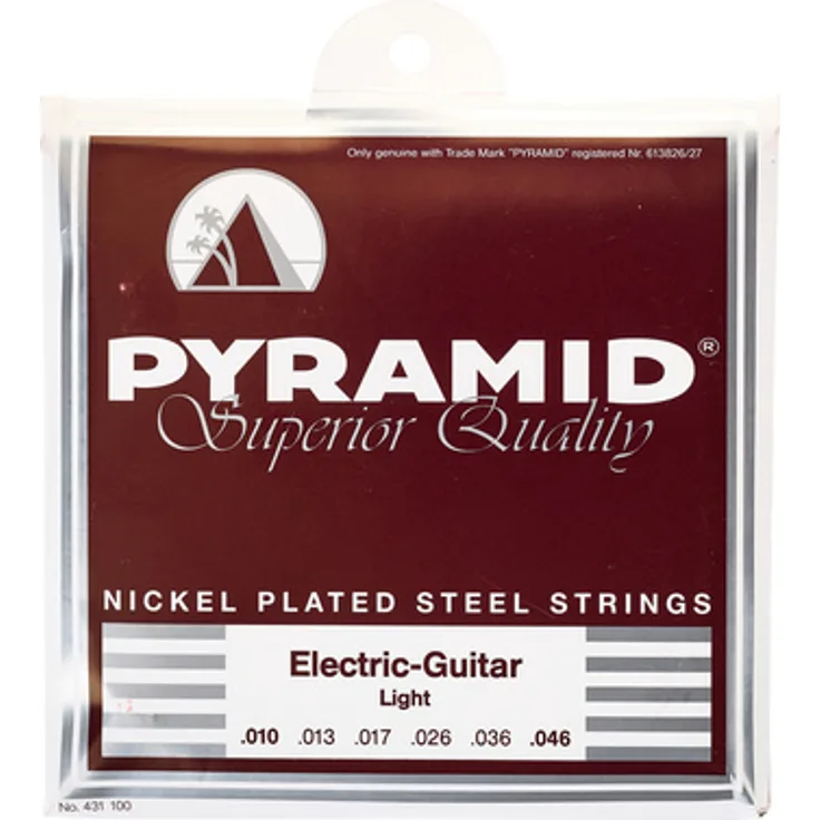 Pyramid Electric Strings 010-046 Light, Nickel-Plated Steels Gitarrensaiten in Stärke .010 - .046