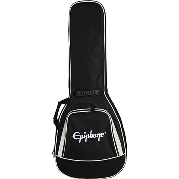 Epiphone Les Paul Custom Ebony, Single Cut E-Gitarre mit hochwertiger Verarbeitung und ausgewählten Materialien, schwarz – Bild 4