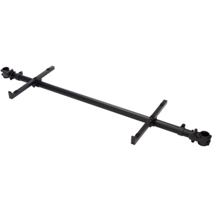 Jaspers Extension Set S-120B, Halterpaar für Keyboard-Ständer, 40 cm, schwarz pulverbeschichtet