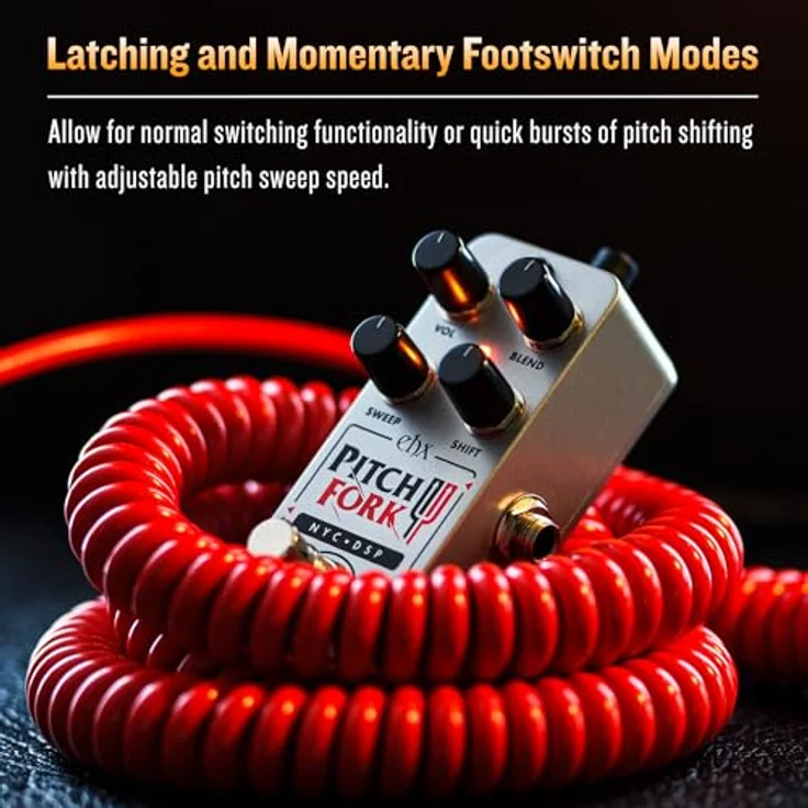 Electro Harmonix Pico Pitch Fork, Polyphonic Pitch Shifter für E-Gitarre mit 30 Pitch-Shift Optionen, inkl. Netzadapter – Bild 9
