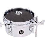 Latin Percussion LP846-SN Micro Snare 6", verchromter Stahlkessel, Quick On/Off Teppich Abhebung