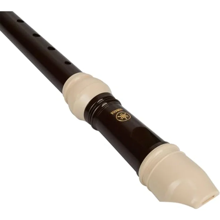 Yamaha YRS-31 Soprano Recorder, deutsche Griffweise, Doppelloch, ABS-Kunststoff, dunkelbraun mit weißen Ringen, inkl. Tasche und Zubehör – Bild 5