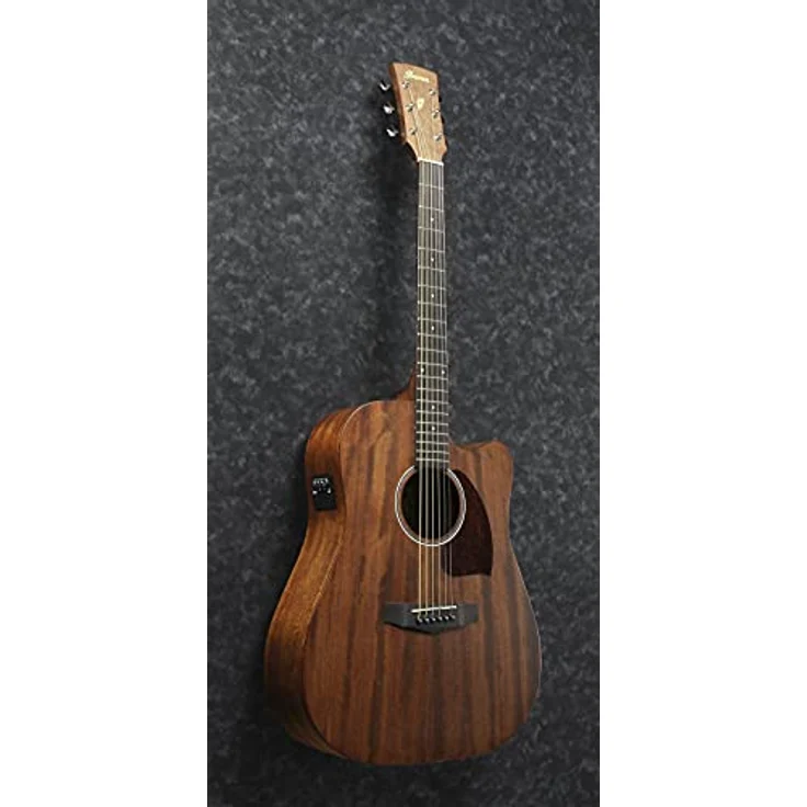 Ibanez PF12MHCE-OPN, Westerngitarre im Dreadnought-Style mit Mahagoni Decke, Lorbeer Griffbrett und Ibanez Under Saddle Tonabnehmer, Natur Mahagoni offen porig – Bild 2