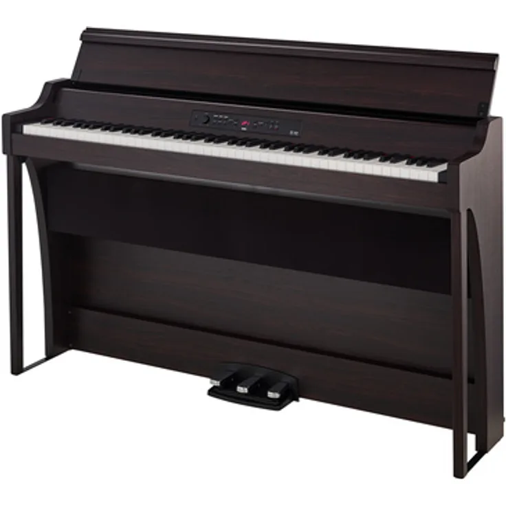 Korg G1 B Air BR, Digital Piano mit 88 Tasten RH3, 29 Sounds, Bluetooth und leistungsstarkem Lautsprechersystem, braun matt