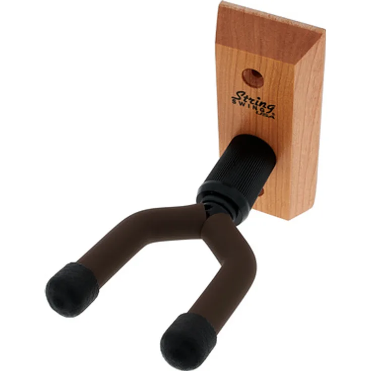 String Swing CC01B Banjo Wall Hanger, Wandhalter aus Kirschbaum Holz mit verstärkter Aufnahme, geeignet für Nitrolackierungen