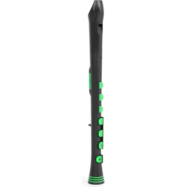 Nuvo Recorder+ Baroque, Sopranblockflöte in Schwarz-Grün, Barocke Griffweise, CNC-gefräste Silikonklappen, TÜV geprüft – Bild 3