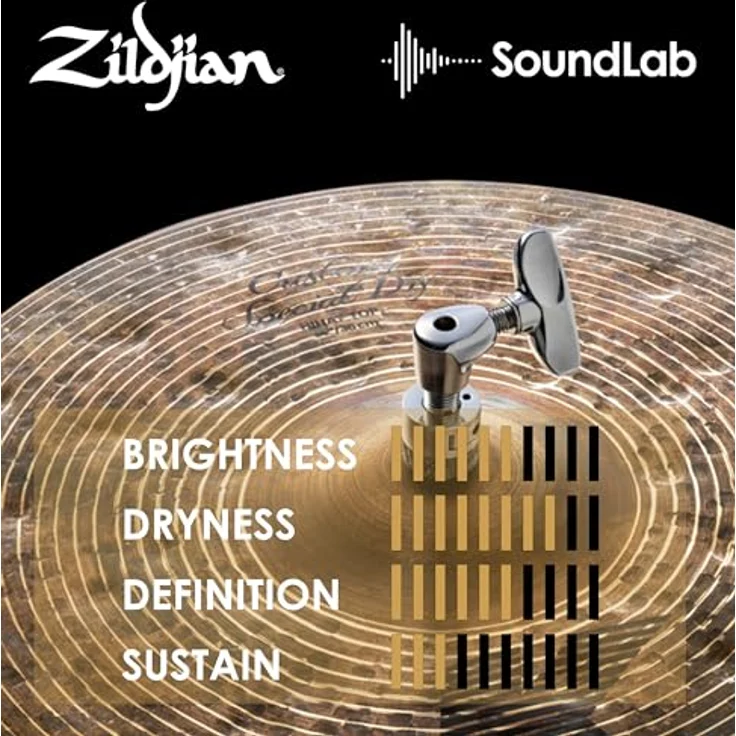 Zildjian K1408 K Custom Special Dry Hi-Hat 14", hochwertiges Schlagzeugbecken für konturierte Klänge – Bild 5